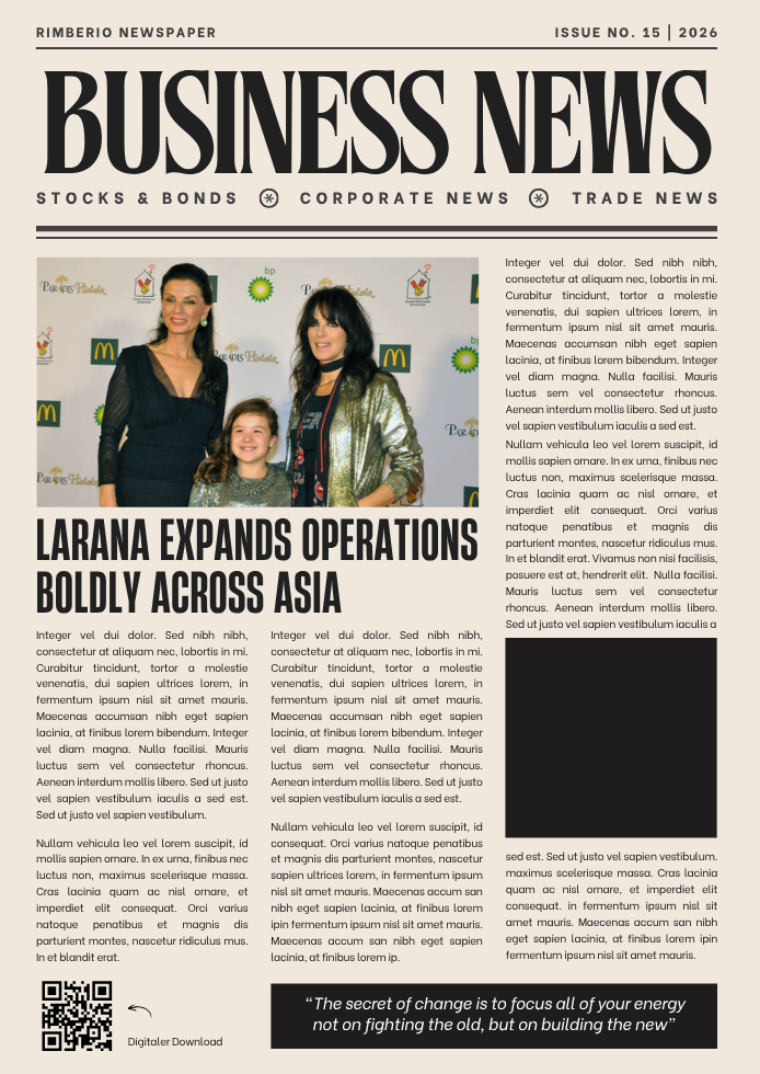 Personalisierte Unternehmenszeitung im Business-News-Stil – live gedruckt